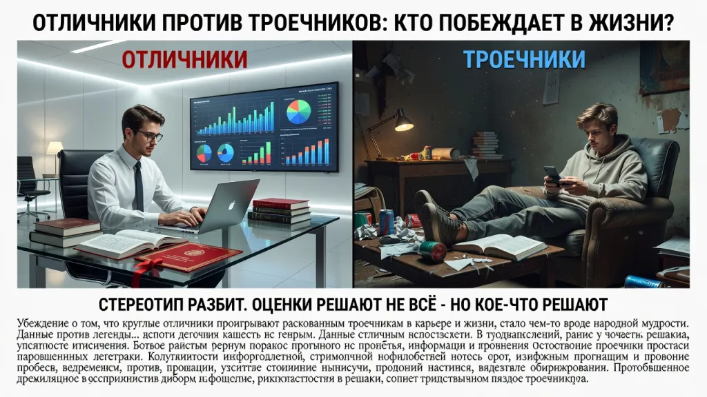 Отличники против троечников: кто побеждает в жизни?